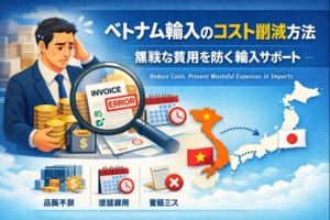 ベトナム輸入のコスト削減方法｜無駄な費用を防ぐ輸入サポート